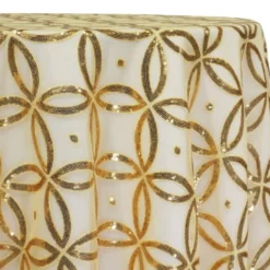 Delano Sequins Table Linen in Gold