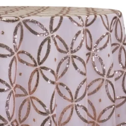 Delano Sequins Table Linen in Blush