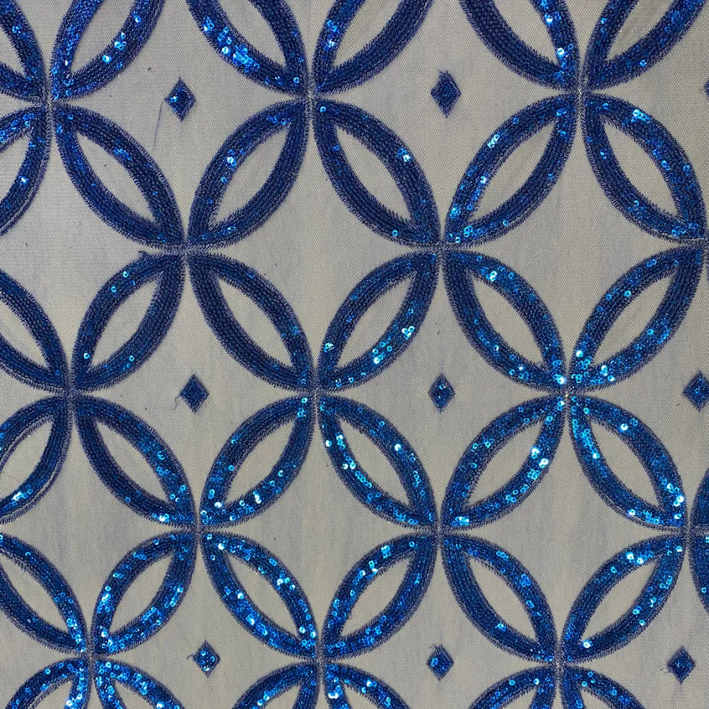 Delano Sequins Table Runner in Royal