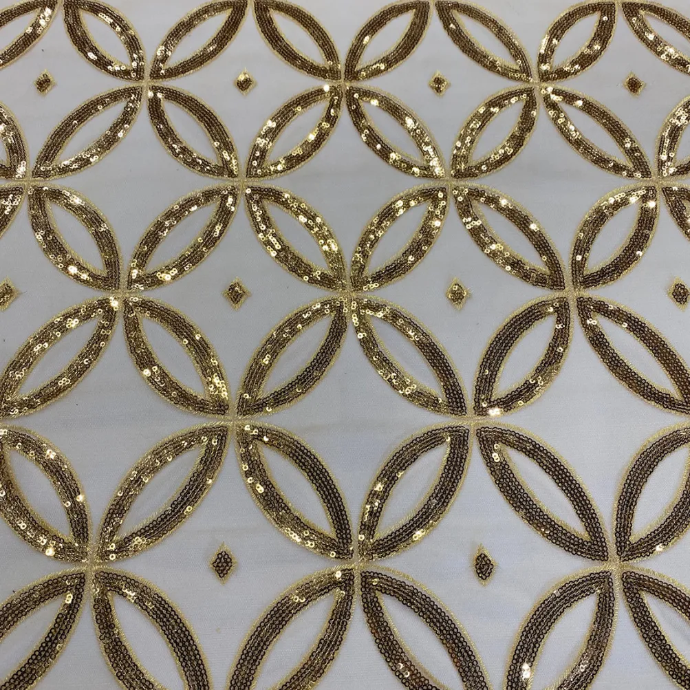 Delano Sequins Table Runner in Gold