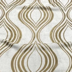 Eclipse Jacquard (Reversible) Table Linen in Gold