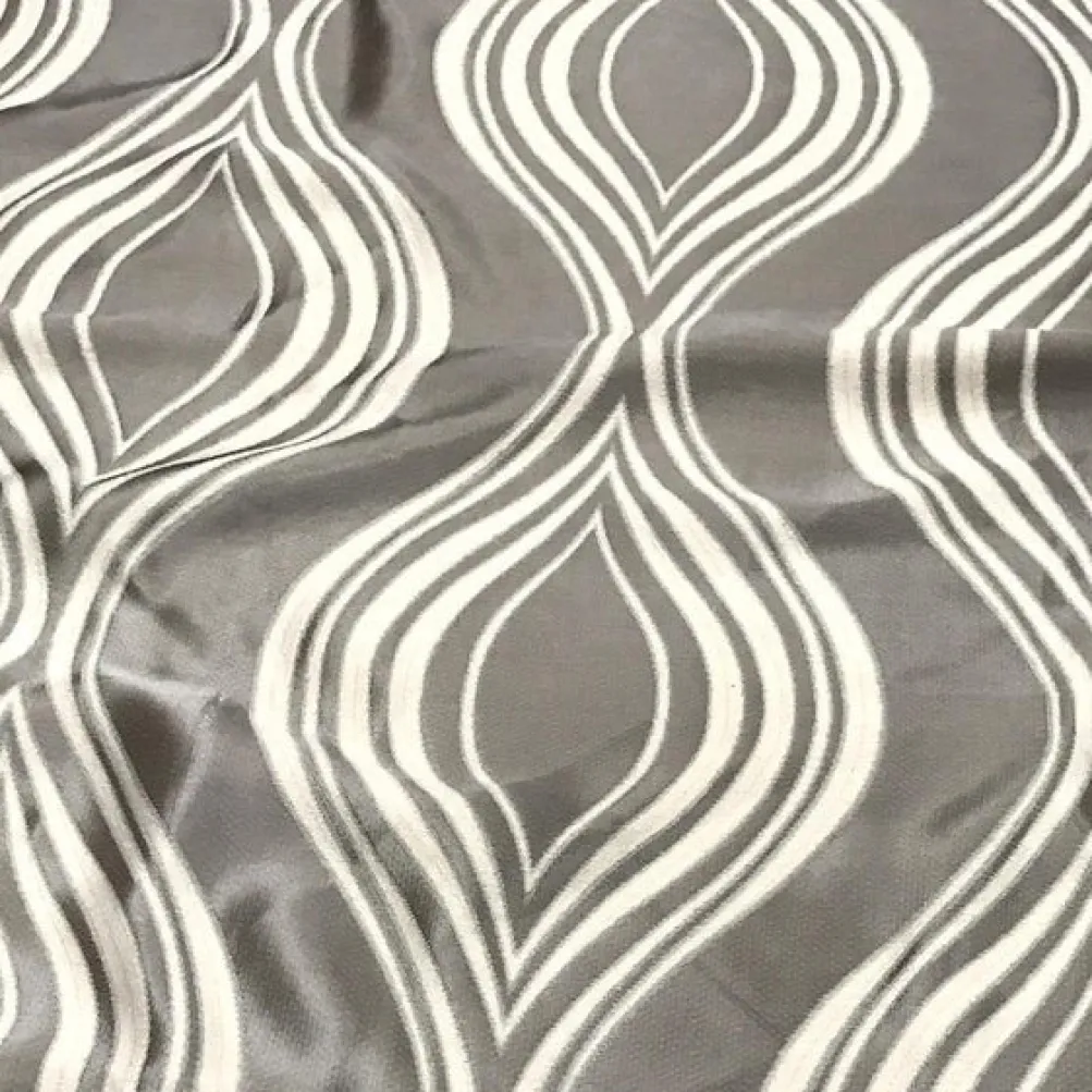 Eclipse Jacquard (Reversible) Table Runner in Silver