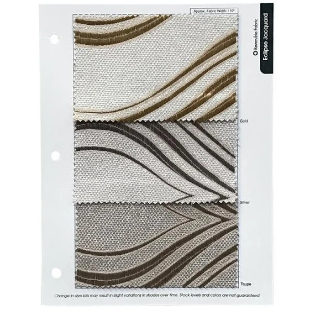 Eclipse Jacquard (Reversible) Table Runner in Silver