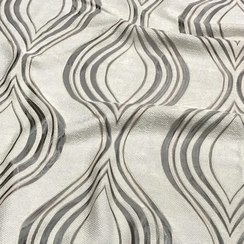 Eclipse Jacquard (Reversible) Table Runner in Silver