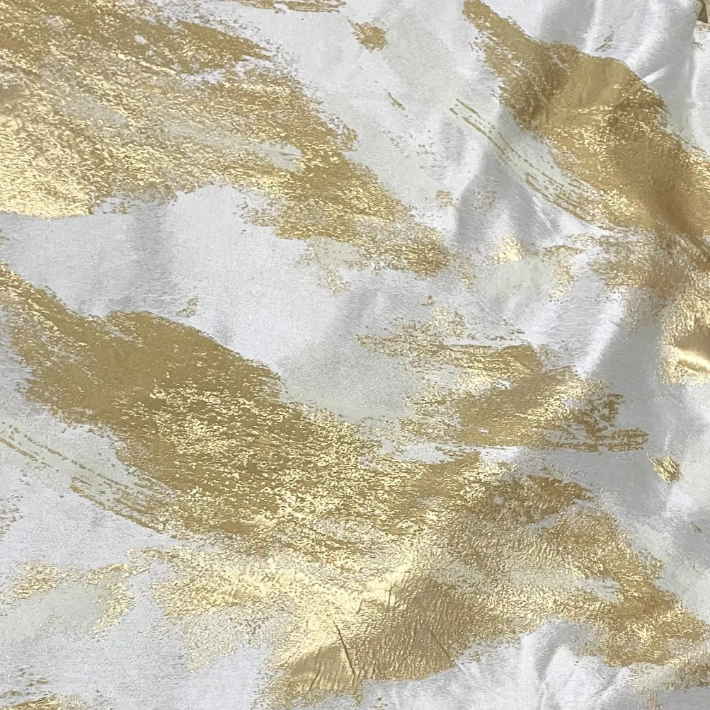 Element Jacquard Table Napkin in Gold and Off-White