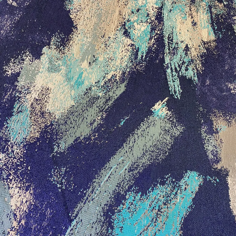 Element Jacquard Table Runner in Turquoise