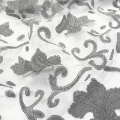 Fleur De Lis Table Linen in Silver
