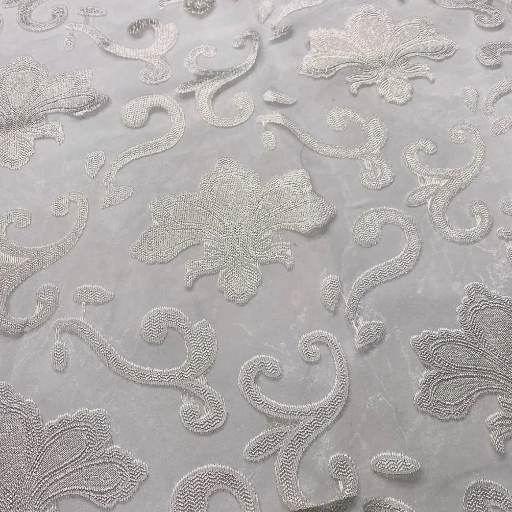 Fleur De Lis Table Linen in White