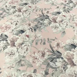 Floral Dusk (Poly Print) Table Runner in Blush