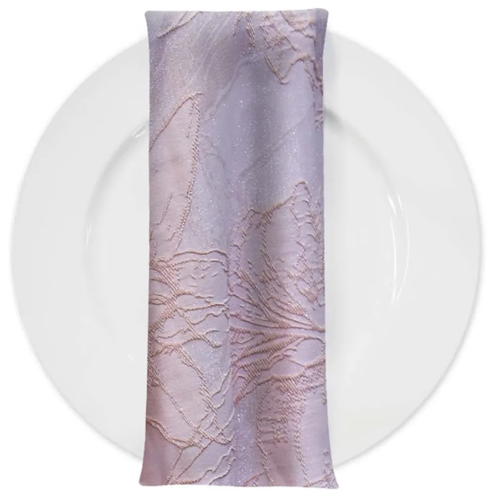 Floral Reef Jacquard Table Napkin in Blush