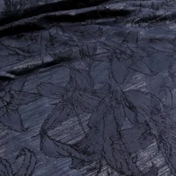 Floral Reef Jacquard Table Runner in Navy