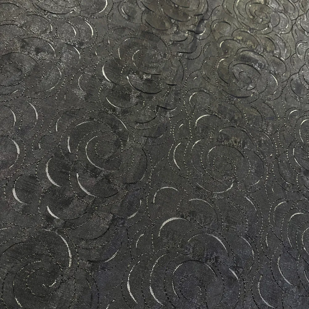 Flora Rose Table Runner in Black