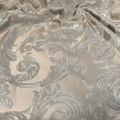 Florence Jacquard Table Runner in Silver and Grey