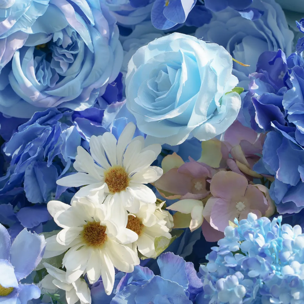 Flower Wall - Blue