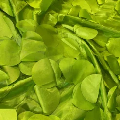 Funzie (Circle Hanging) Taffeta Table Runner in Lime