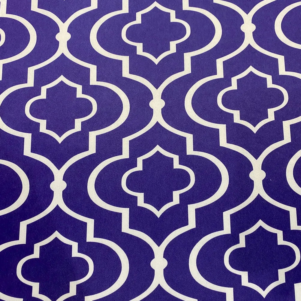 Gatsby Print (Lamour) Table Linen in Purple