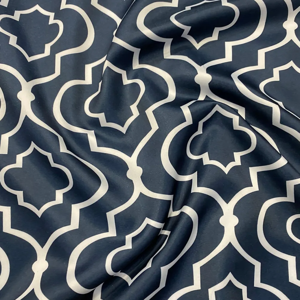 Gatsby Print (Lamour) Table Linen in Navy