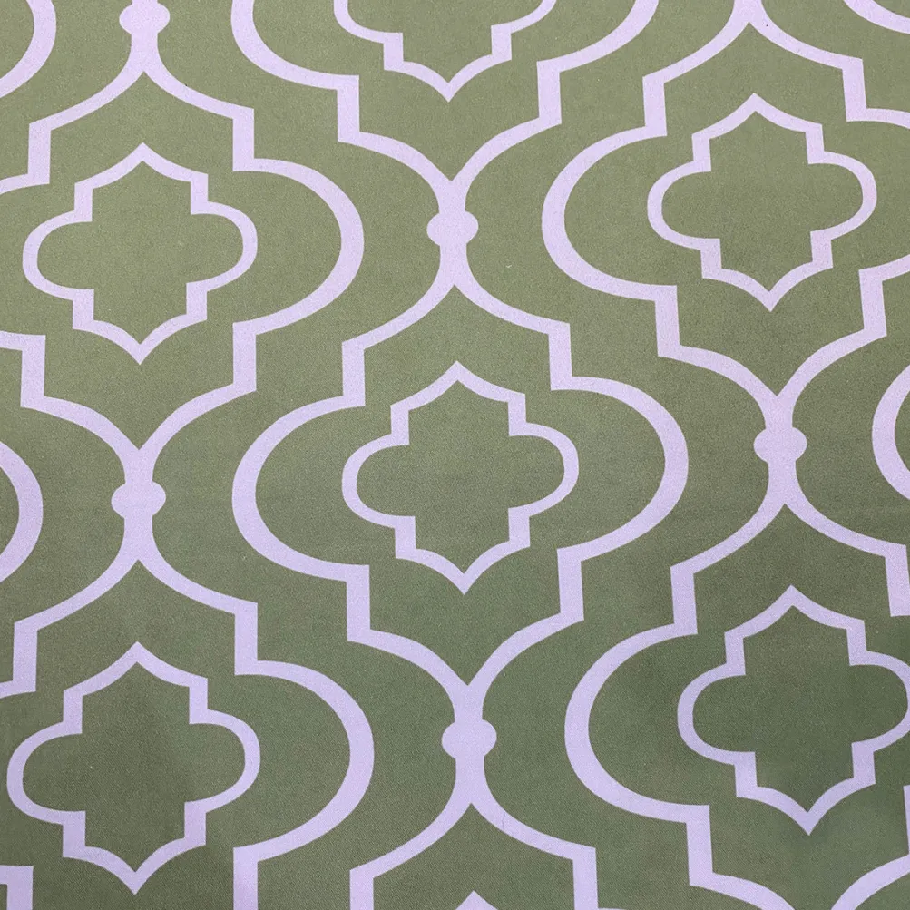 Gatsby Print (Lamour) Table Linen in Avocado
