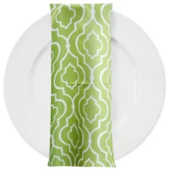 Gatsby Print (Lamour) Table Napkin in Avocado