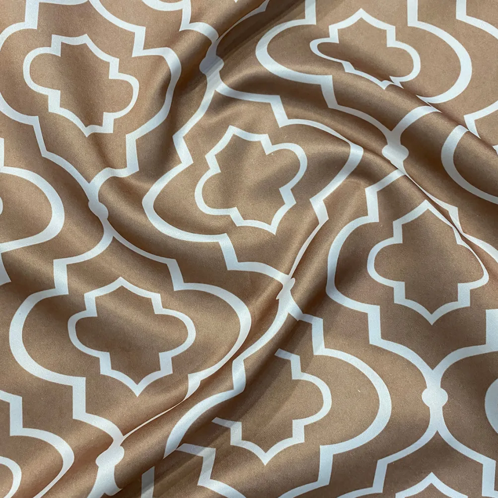 Gatsby Print (Lamour) Table Napkin in Taupe