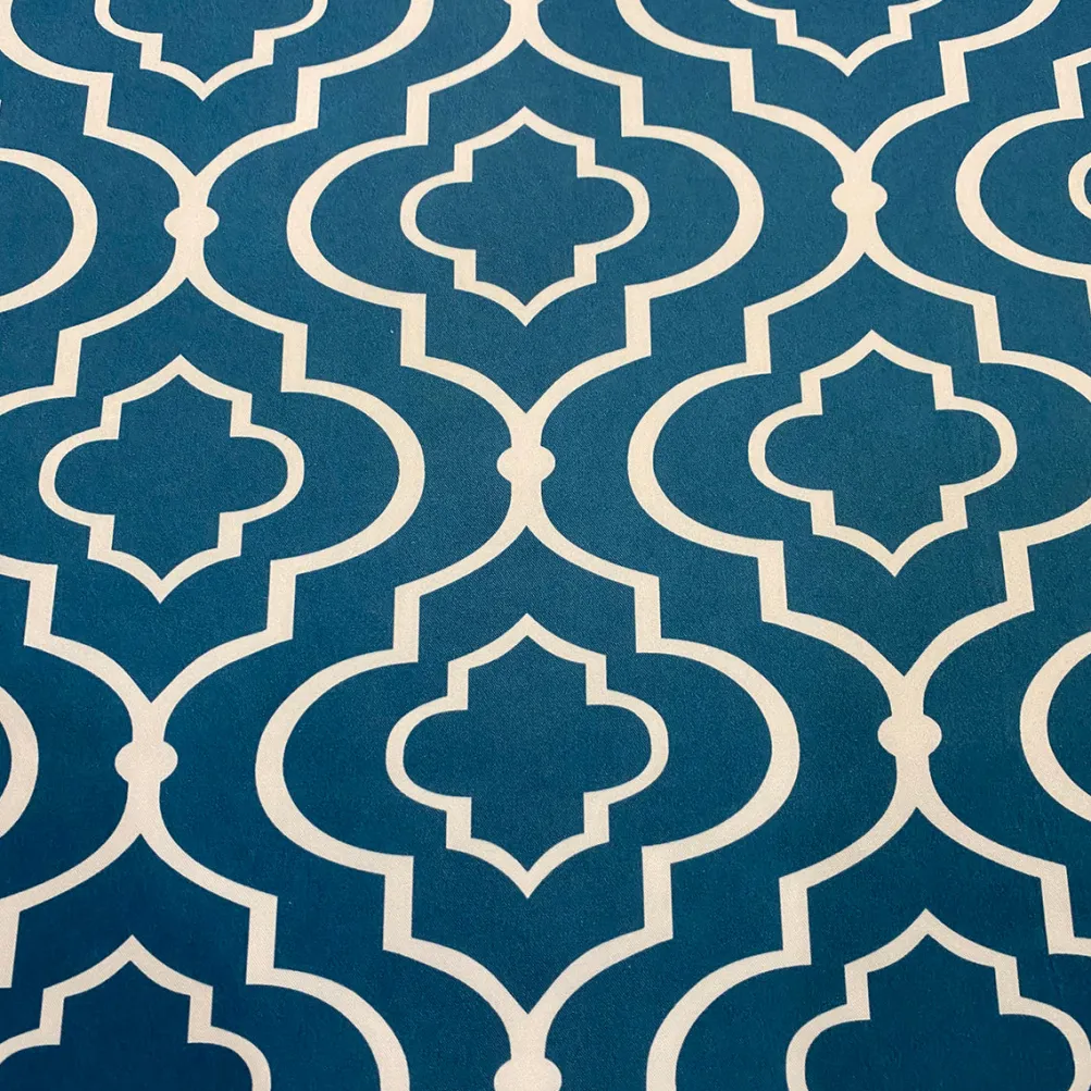 Gatsby Print (Lamour) Table Runner in Teal