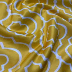 Gatsby Print (Lamour) Table Runner in Yellow