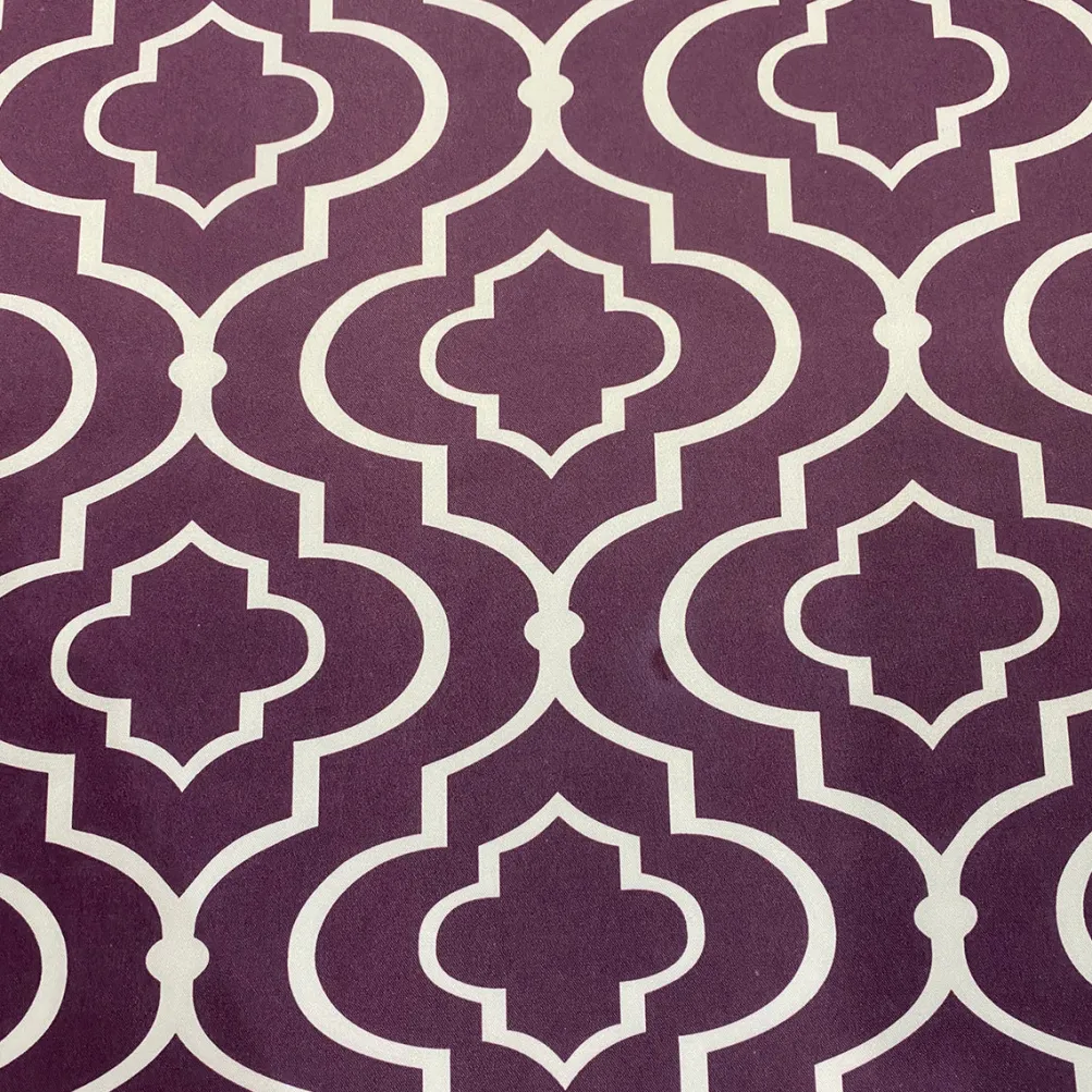 Gatsby Print (Lamour) Table Runner in Plum