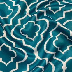 Gatsby Print (Lamour) Table Runner in Jade