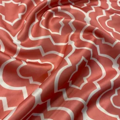 Gatsby Print (Lamour) Table Runner in Coral