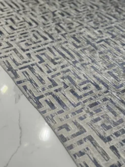 Gio Jacquard Table Linen in Blue