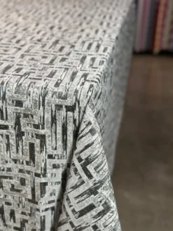 Gio Jacquard Table Linen in Grey