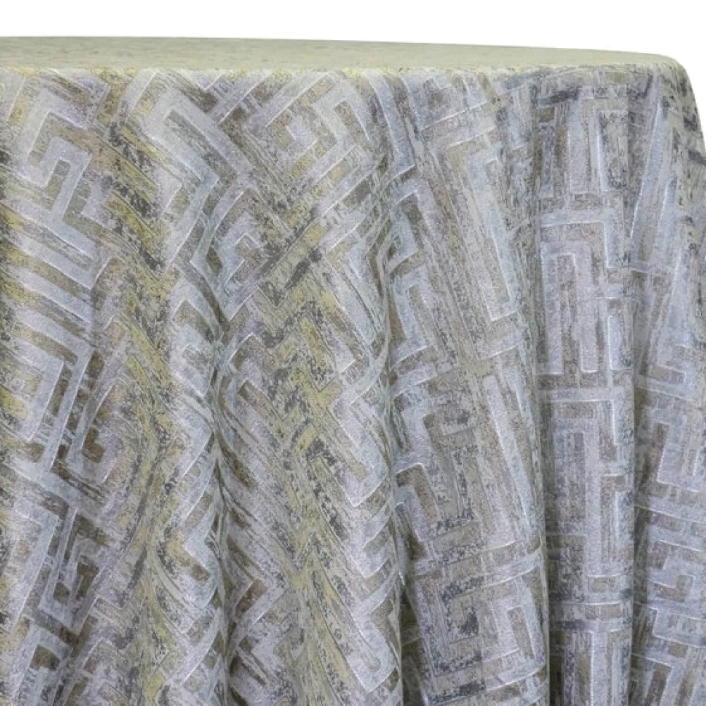 Gio Jacquard Table Linen in Ivory