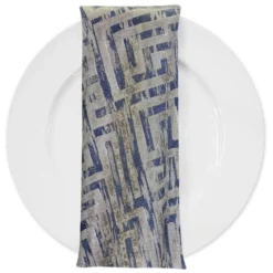 Gio Jacquard Table Napkin in Blue