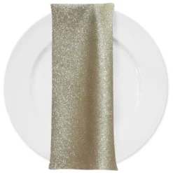 Glam & Glits Table Napkin in Champagne