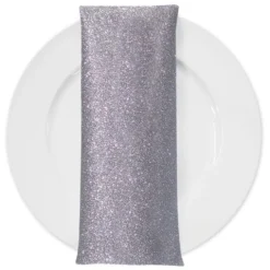 Glam & Glits Table Napkin in Silver
