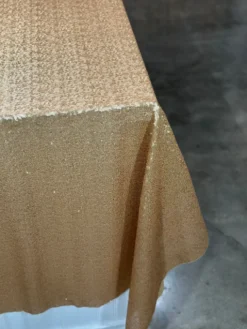 Glitz Sequins Table Linen in Antique Gold
