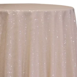 Glitz Sequins Table Linen in Blush Transparent