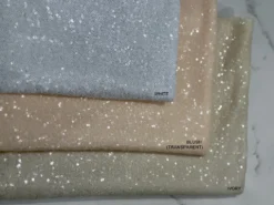 Glitz Sequins Table Linen in Blush Transparent
