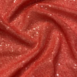 Glitz Sequins Table Linen in Coral