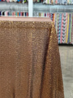 Glitz Sequins Table Linen in Copper