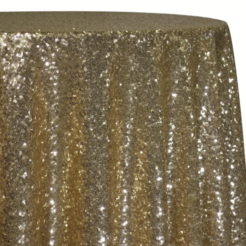 Glitz Sequins Table Linen in Gold 18K