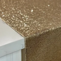 Glitz Sequins Table Linen in Gold 18K