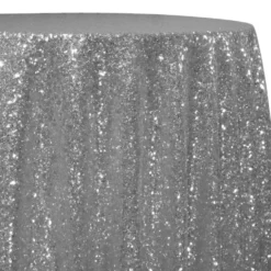 Glitz Sequins Table Linen in Silver