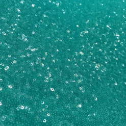 Glitz Sequins Table Linen in Teal Green
