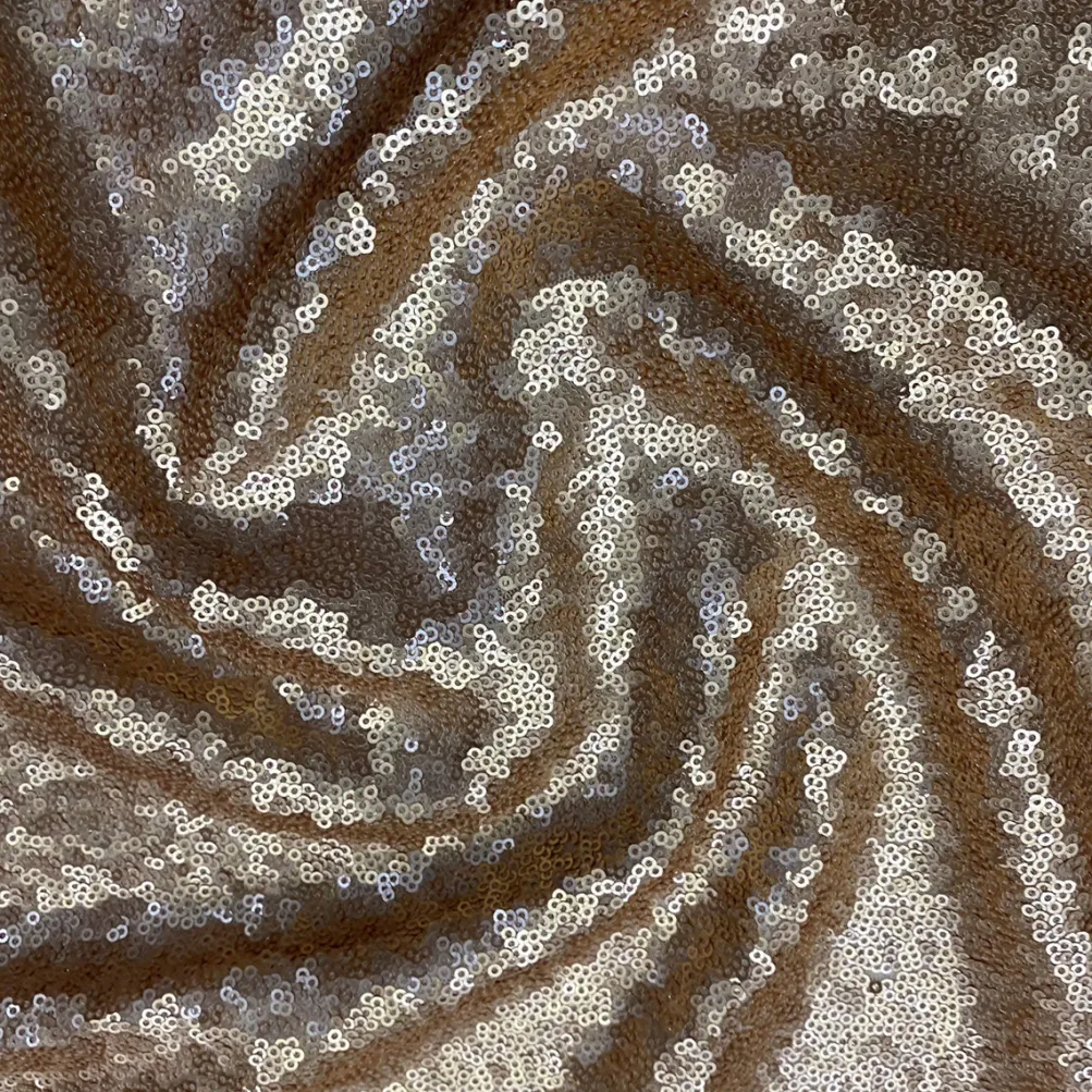 Glitz Sequins Table Runner in Antique Gold
