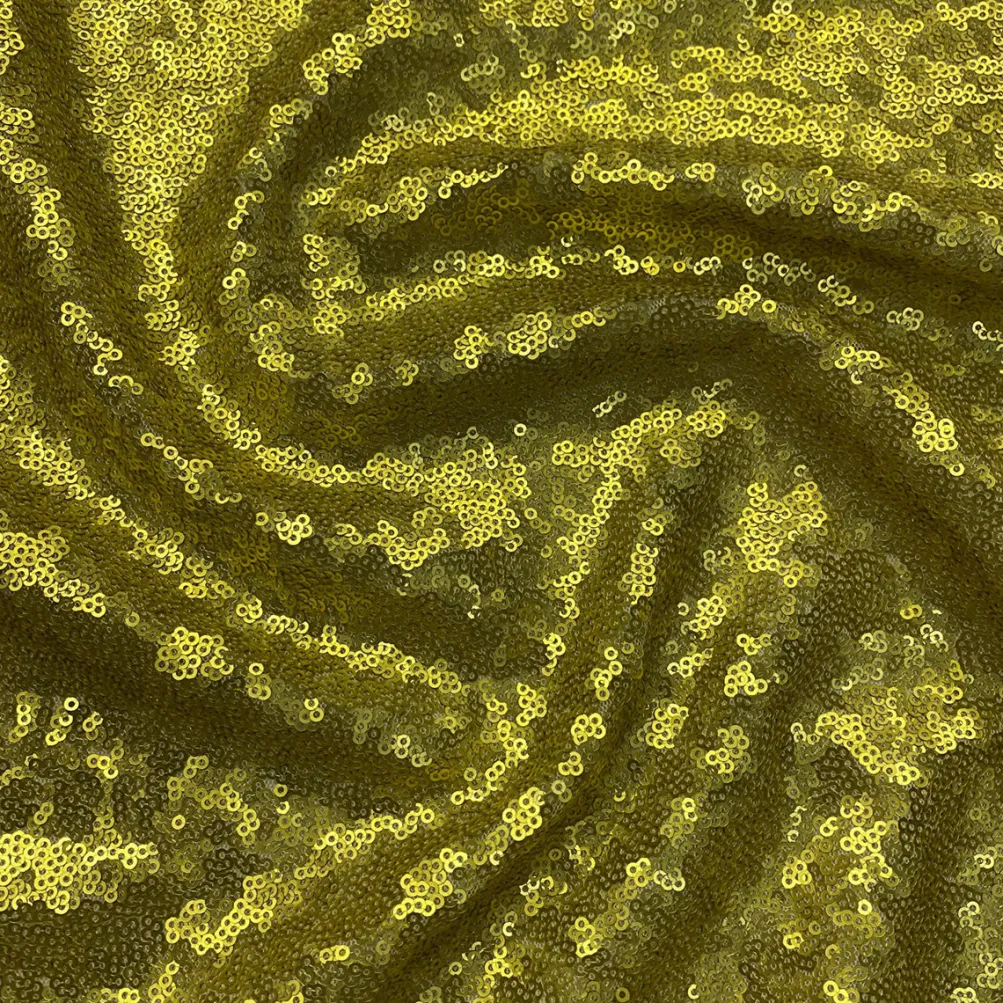 Glitz Sequins Table Runner in Chartreuse