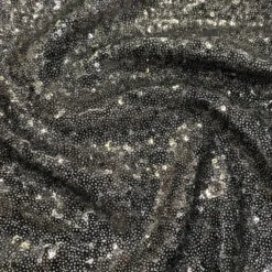 Glitz Sequins Table Runner in Black