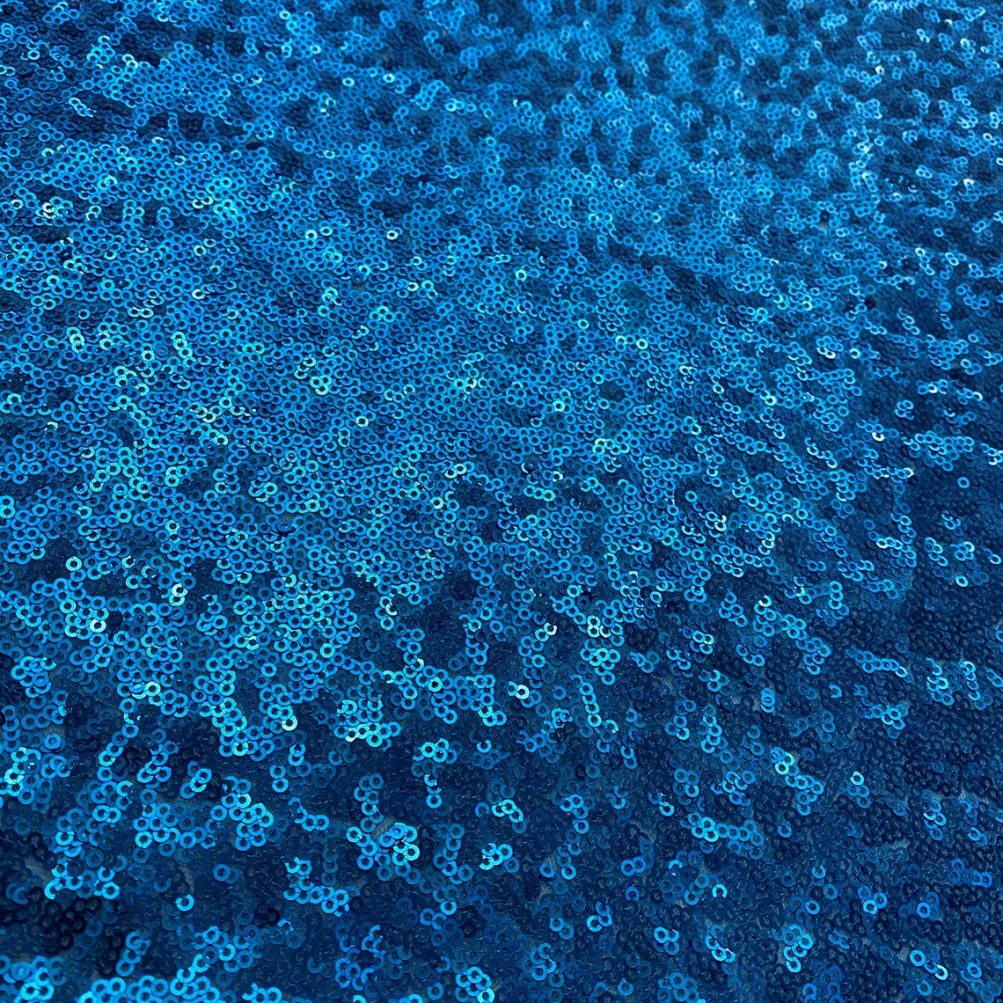 Glitz Sequins (w/ Poly Lining) Table Napkin in Turquoise