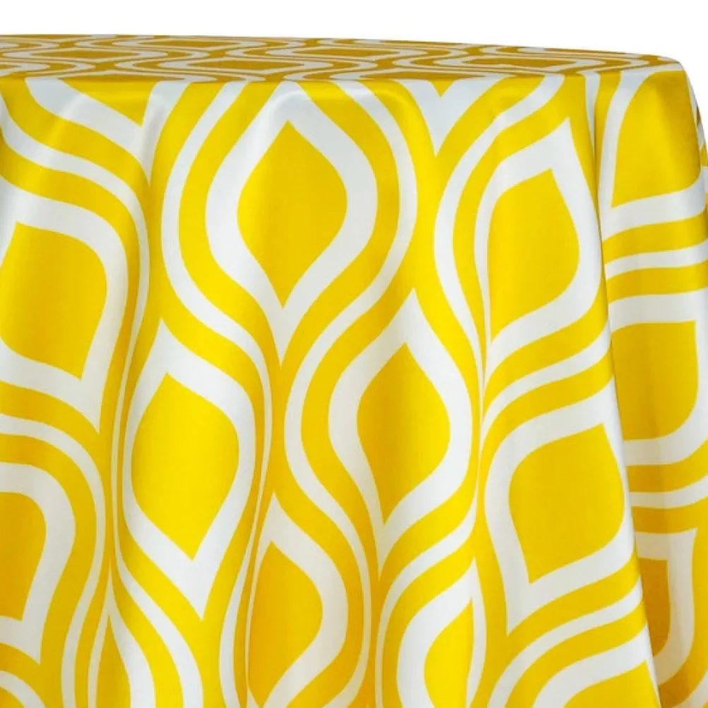 Groovy Print (Lamour) Table Linen in Sorbet