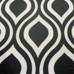 Groovy Print (Lamour) Table Linen in Black